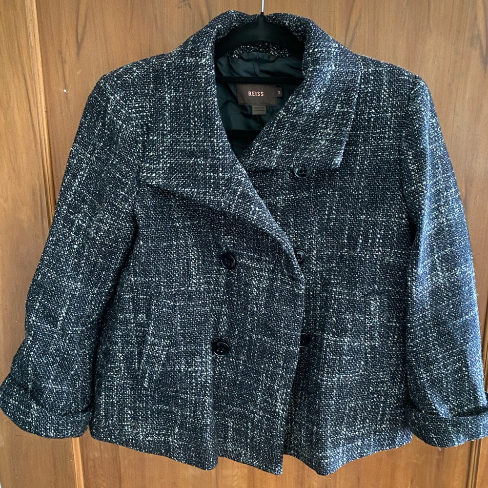 Reiss textured coat HTF